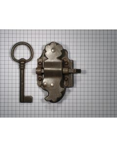 Kastslot ijzer geroest, 25 mm Rechts