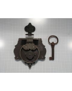 Kistslot ijzer geroest, 55 mm