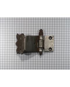 Scharnier ijzer geroest met knik