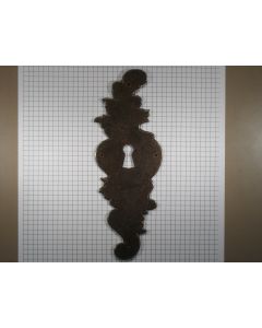 Sleutelplaat geroest, links