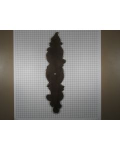 Achterplaat L, ijzer geroest