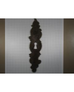 Sleutelplaat R, ijzer geroest