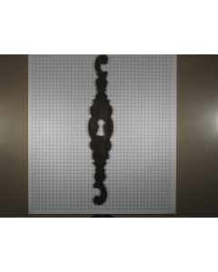 Sleutelplaat L, ijzer geroest