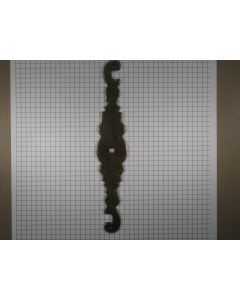 Achterplaat L, ijzer geroest