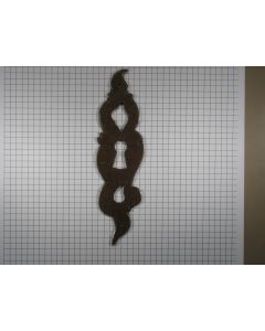 Sleutelplaat L, ijzer geroest