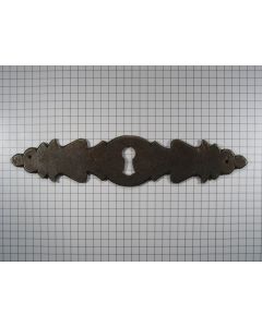 Sleutelplaat horizontaal, ijzer geroest