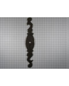 Achterplaat Links, ijzer geroest