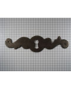 Sleutelplaat Links horizontaal, ijzer ge