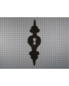 Sleutelplaat, geroest