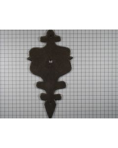 Achterplaat, ijzer geroest