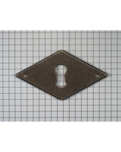Sleutelplaat geroest ruit 41 x 79 mm hor