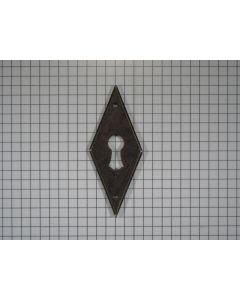 Sleutelplaat geroest 68 x 28 mm vertikaa