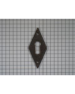 Sleutelplaat V ruit 55 x 24 mm