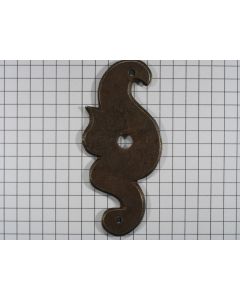 Achterplaat geroest, links