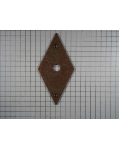 Achterplaat ruit geroest