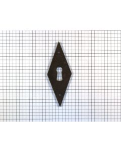 Sleutelplaat ruit V 38 x 98 mm ijzer ger