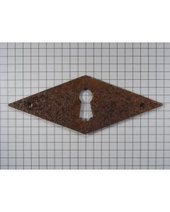 Sleutelplaat ruit H 98 x 38 mm ijzer ger