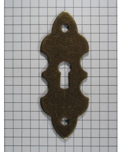 Sleutelplaat verbronsd