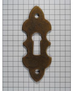 Sleutelplaat verbronsd gr. gat