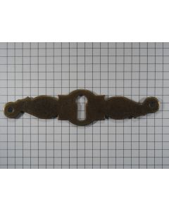 Sleutelplaat verbronsd horizontaal