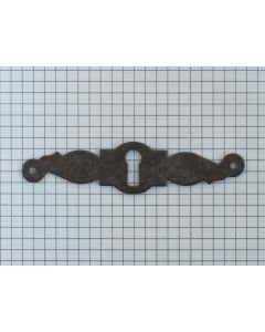 Sleutelplaat geroest dwars