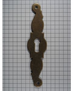 Sleutelplaat verbronsd vert.