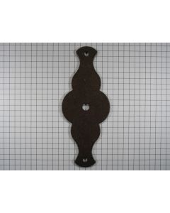 Achterplaat ijzer geroest