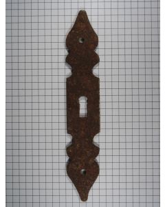 Sleutelplaat ijzer vertikaal