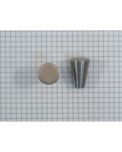 Knop konisch RVS, 20 mm