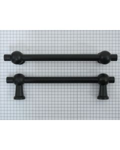 Greep als kraanknop zwart 128 mm