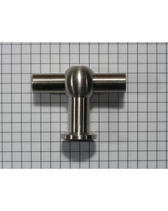 Kraanknop RVS, 45 mm breed