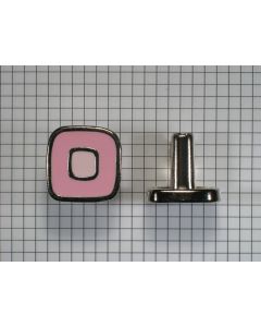 Knop 30 mm, NG met 2 kl rose