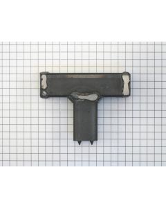 T-Knop antraciet, gelast, 15x45x60mm