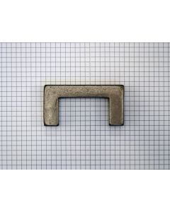 Greep gietijzer blank, 64 mm