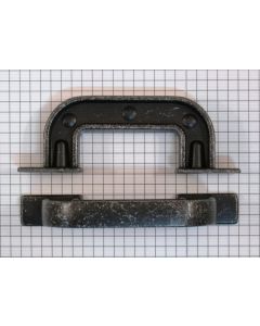 Greep loft, oud ijzerkleur, zamac 64 mm