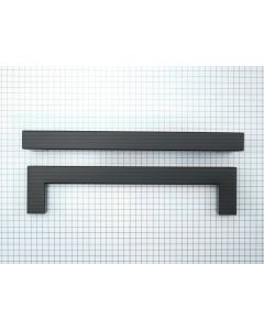 Greep, zwart RVS, 15 x 160 x 175 mm