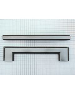 Greep recht, 128 mm, zilvergrijs schaduw