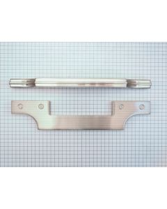 Greep smal, 128 mm, mat nikkel