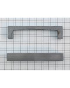 Greep, ijzer blank lak, hoh 105 mm