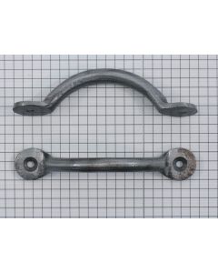 Greep, ijzer blank lak, 98 mm