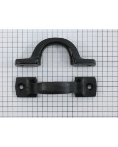 Greep, ijzer zwart, 79 mm