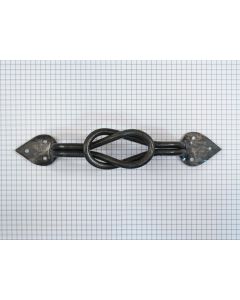 Handgesmede greep, 20 cm, ijzer blank