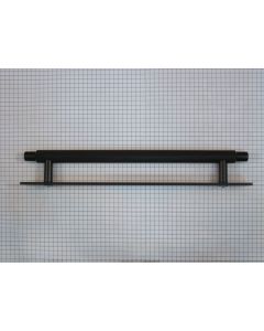 Greep geribbeld, 192 mm, mat zwart