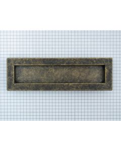 Infreesgreep mess. antiek 160x50x11mm