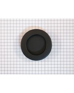 Ronde infreesgreep mat zwart 49 mm