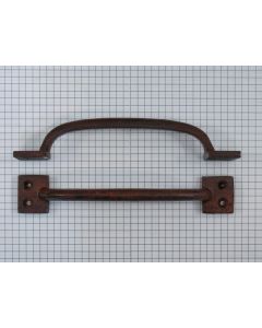 Greep/handvat ijzer geroest 153 x 27 mm