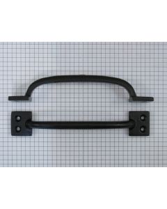 Greep/handvat ijzer zwart 153 x 27 mm