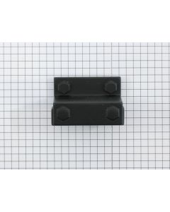 Industriegreep, mat zwart, 32mm