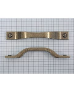Industriegreep, brons antiek, 128/160mm