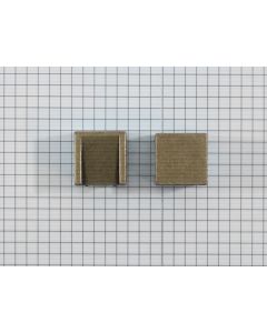 Industrieknop, brons antiek, 25mm